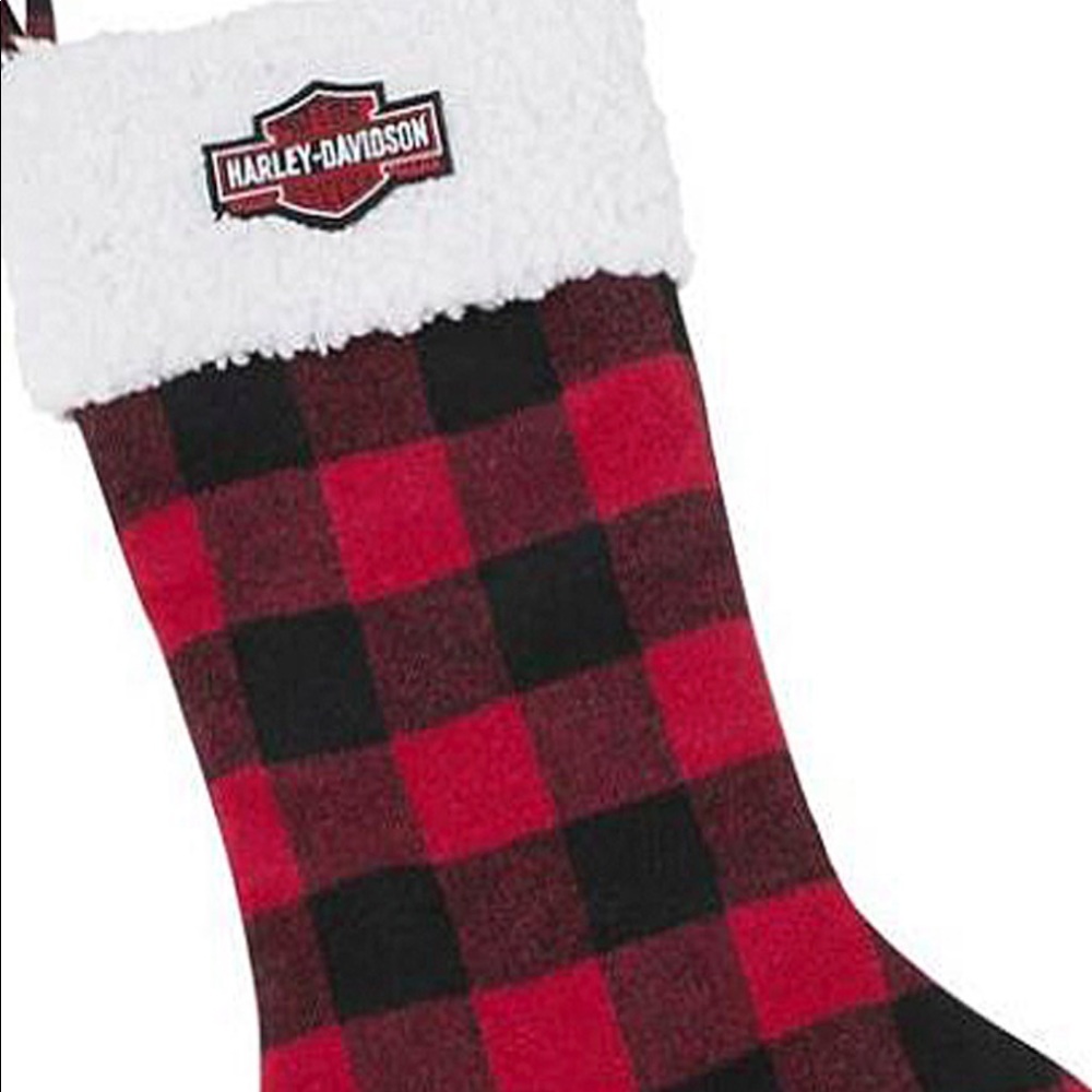 Harley-Davidson Holiday Stocking w/ Satin Lining - Picture 2 of 2
